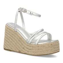 shoes&blues.es Women Platforms & Wedge Sandals - Bạc - Xem 3