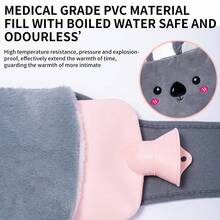 3 Pieces Set: Electric Water Filled Waist Belt, Hot Water Bottle & Warming Hand Warmer For Back And Belly Warming - Pattern - View 8