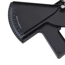 Calibrador de grasa corporal profesional, cinta métrica de doble resorte, color negro, ZFC06 - Negro - Ver 6