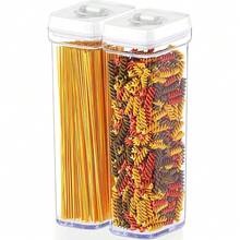 New  Pasta Storage Containers For Pantry - Set Of 2  Airtight Spaghetti Container Storage - I For Spaghetti & Noodl,  Pantry Anization And Storage, Keeps Food Frh - Set -2 Pasta - 2 Quarts - View 1