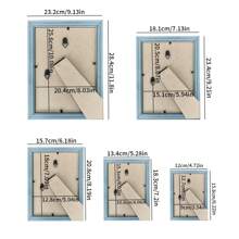 2-In-1 American Style Photo Frame, Can Be Hung On Wall Or Placed On Desk (Photo Paper Included, Random Delivery), Suitable For Home, Bedroom, Dining Room, Living Room