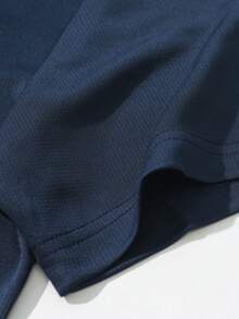 CAMEL CROWN Men's Quick-Dry Collared T-Shirt, Summer Outdoor Quick-Dry T-Shirt, Short-Sleeved Polo Shirt, Thin Breathable Collared Sports Top, Casual Clothing For Couples. - Dark Blue - View 3