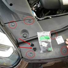 Bộ 20/50/100 kẹp chắn bùn cản xe hơi, kẹp vít giãn nở kiểu đẩy-kéo, dụng cụ tháo lắp sửa chữa ô tô, phụ tùng ô tô - A - Xem 9