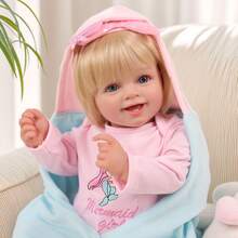 BABESIDE Reborn Baby Dolls Girl - 20 Inch Cute Blond Realistic-Newborn Baby Doll, Lifelike Poseable Reborn Doll With Accessories And Box For Kids Age 3+ Bebe Reborn Realistic Babies,Baby Alive,Reborn Baby ,Kids Toy,Realistic,Lifelike Baby Dolls,Toys ,Doll Toys  Christmas Decoration Christmas Gift