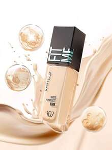 Maybelline 美宝莲S Fit Me防晒霜 SPF 107 30毫升，适合干性肌肤 - #107 Warm ivory - 查看 2