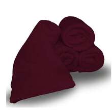 Kit 2 Plain Blankets For Couples In Microfiber 1.80 X 2.00 - Beauty & Comfort - KIT 2 WINE - View 1
