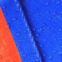 1 Set Lona impermeable de grado profesional azul para exteriores, tela resistente y duradera, impermeable en todo tipo de escenarios desde sitios de construcción hasta al aire libre, protección definitiva en entornos hostiles, material PE resistente a todo tipo de clima, ojetes de metal reforzados, anti-desgarros, apta para campamento al aire libre, toldo para automóvil, estructuras temporales de protección contra la lluvia y el sol - azul real - Ver 4