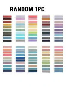 10pcs, 2000pcs Sticky Notes In Morandi Color, Index Tabs, Student Bookmarks For Bible Reading, Colored And Transparent Memo Stickers Back To School - Multicolor - View 12