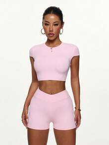 春夏女套装运动套装瑜伽套装健身服运动套装练功服居家休闲亲肤舒适