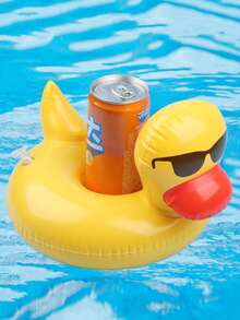 SHENYU 漂浮饮料架充气泳池躺椅 - 黃色鴨子 - 查看 4