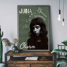 1 pezzo di Decorazione da parete con dipinto artistico in stile retrò classico della cantante Clairo Osters, bianco, Kawaii, senza cornice