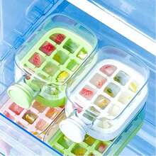 2-In-1 Ice Cube Bottle With Straw - Easy Press Ice Tray Water Bottle, Leak Proof Lid, Vertical Ice Maker For Freezer, Travel, Gym & Home Use (800ml, 500ml)Ice Cube Bottle With Straw,Ice Bottle Cup,Ice Trays For Freezer,Silicone Ice Cube Trays For Freezer With Lid And Bin,Zero Touch Press Ice Cube Molds For Cocktail,Whiskey,Coffee - 彩色 - 查看 12