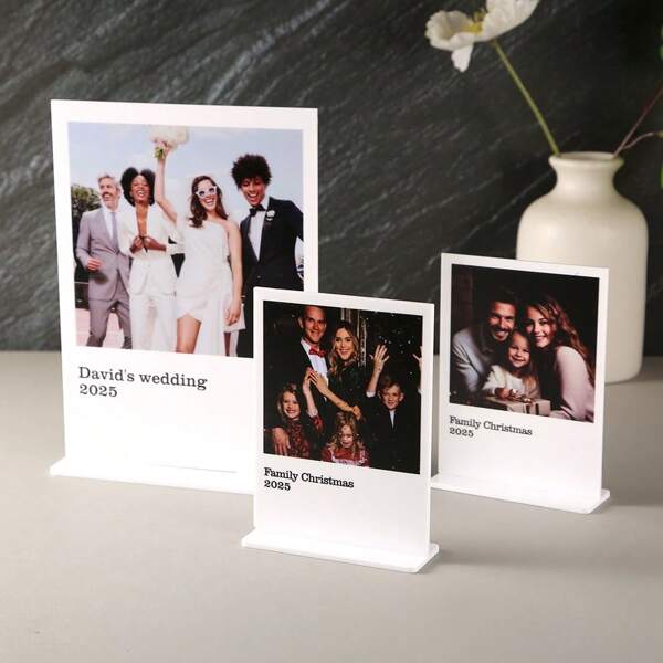 Custom Photo Print Plaque With Custom Message Gifts For Women & Men, Mothers Day Gifts, Valentines Gifts For Her And Him, Home Decor, Dad Gifts, Christmas Gift,Anniversary Gift