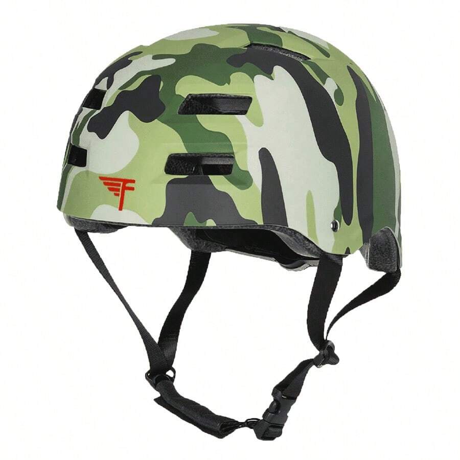 Multi Sport For Skateboard Bike Helmet And Adults Ages 6+ Camo S M - asPic - View 1
