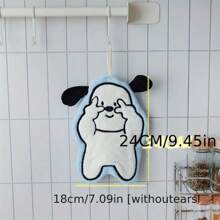 1 件动物造型手巾（小狗、猪、大象），适用于浴室、厨房浴室厨房装饰洗碗布厨房毛巾