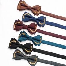 Gentleman's Bow Tie Wheat-Ear Perfect For Formal Occasions And Business Wear For Men Costume Accessories For Weddings