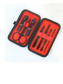 1 Piece Manicure Set Nail Clippers Set Men And Women 8 In 1 Toenail Clippers Personal Care Tools With Portable Travel Case Manicure Pedicure Tools Beauty Set Gift Suitable For Men Women Family Friends Wife Various Colors And Styles (Different Batches Do Not Affect The Use And Appearance)