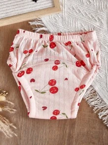 1 pezzo/3 pezzi di Pannolini di addestramento per bambini riutilizzabili, inserti lavabili per pannolini, biancheria intima per l'addestramento al vasino per neonati, fodera per pannolini traspirante (il motivo floreale non è fisso, design floreale casuale)