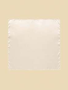 1入組多色純色方形頭巾，適合日常佩戴，可用作頭巾、髮箍、頭帶，為您的外觀增添時尚感 - 香檳色 - 查看 10