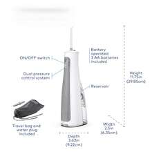 Cordless Freedom Water Flosser, White WF-03 - White - View 6