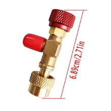 HS-1221 1/4"-5/16" R410A Refrigerant HVAC Safety Valve, Air Conditioning Repair Tool For Home Use
