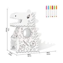 Suministros DIY de graffiti 3D para niños (pintables, ensamblables), papelería de artes y manualidades, desarrolla habilidades prácticas, bolígrafos de colores para dibujar y reescribir, adecuado para interiores/exteriores, útiles escolares, juego de graffiti, suministros de pintura creativa, gran regalo para niños de vuelta al colegio, fiestas, cumpleaños
