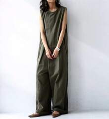Women Jumpsuits - màu xanh lá - Xem 1
