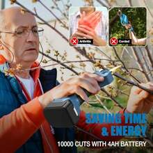 Electric Pruning Shears For Makita LXT 18V Liion Battery Cordless Pruner With LCD DisplayandSK5 Titanium Blades 2.4" Cutting Dia. Brushless Shears For Gardening Tree Trimming Battery NOT Included - as pic - View 5