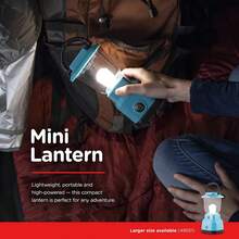 Linterna LED Mini para Camping Enbrighten, Alimentada por Batería, 200 Lúmenes, 40 Horas de Duración, 3 Niveles de Luz, Ideal para Senderismo, Actividades al Aire Libre, Emergencias, Nieve, Huracanes y Tormentas, Verde Azulado, 49561 - verde - Ver 8