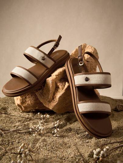 Tropiscape Sandal đế dày phối màu mới mùa hè, sandal quai cài khóa, chống trượt, thoải mái, không gây mỏi chân, kiểu La Mã, phong cách bohemian, thư giãn, thích hợp cho kỳ nghỉ hè, mùa thu đông, quà tặng phong cách cottagecore, trang phục mùa hè.