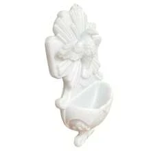 Holy Water Font Holy Spirit 16cm Hanging Wall Decoration - White - View 5