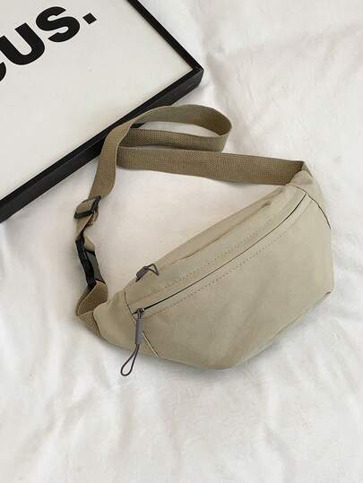 2025 Nylon Casual Fanny Pack For Men, New Sports Waist Bag, Minimalist & Versatile Design Belt Bag For Men Pouch Phone Bag