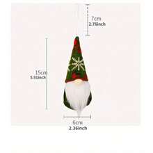 6 Peças Boneco Decorativo de Pendente de Natal, Pendente de Boneco Sem Rosto, Pendente de Boneco Velho, Pendente de Boneco Rudolph Sem Rosto, Pendente Decorativo de Suspensão Para Férias, Adequado para Decoração de Pendente de Casa, Pendente de Decoração de Evento