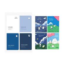 1 pezzo/4 pezzi Quaderno minimalista A5/B5 spesso, di alta qualità e stile estetico Ins, con copertina a motivi animali/cartoni animati, pagine interne spesse, blocco note portatile, quaderno semplice, per lo studio del vocabolario, per appunti, per ufficio/scuola, regalo per il ritorno a scuola, regalo di compleanno/Natale/Ognissanti/Ringraziamento, premio scolastico, forniture scolastiche, ritorno a scuola