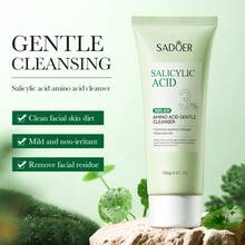 SADOER Salicylic Acid Facial Cleanser Face Wash Foam Face Cleanser Moisturizing Facial Cleansing Hydrating Skin Care Products - 1 - Xem 2