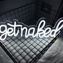 Let's /Adults Only/It's A Vibe/Live Nudes Neon Sign,Vibrant Lady Neon Sign For Wall Decor Letter LED Lights, For Bedroom, Dormitory, Bar, Man Cave, Birthday, Wedding, Parties, Home Decor, Girls Room, USB Power Supply Can Be Reused, Comes With Accessories, Easy To Install.