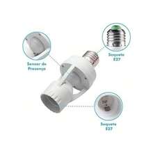 Photocell Motion Presence Sensor E27 Socket Bivolt - 360 Degree Area Lamp - Một kích thước phù hợp với tất cả - Xem 6