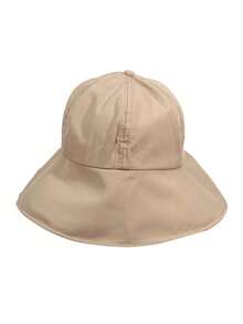 1 件渔夫帽女夏可扎马尾遮阳帽韩版百搭防晒遮脸鸭舌帽薄款日式太阳帽可折叠宽边马尾遮阳帽可调节，夏季速干太阳帽，渔夫帽，女式沙滩帽设计，适合海滩、旅行和休闲穿着 - 耐用时尚的沙滩配饰，沙滩帽，安全贴合头饰