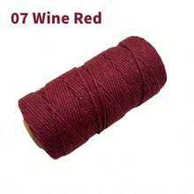 1卷/100米 109码宽2毫米 双股花边壁挂绳 DIY手工缝纫婚礼装饰绳丝带工艺配件 - 2mm*100M - 查看 25