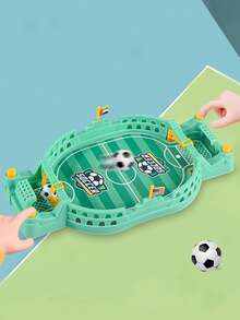 NEUSNEY 1pc Mini Tabletop Soccer Game Table, Interactive Desktop Foosball For Kids & Adults, Gifts For Girls & Boys (Random Accessories) - Green B - View 3