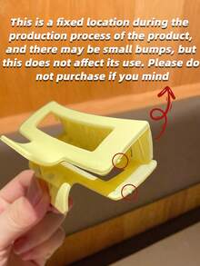 6 件女士彩色糖果色可爱中号方形发夹，适合日常发型，送礼发饰推荐爪夹发夹发夹发夹发夹发夹发夹秋冬度假装女士 - 彩色 - 查看 6