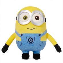 Miniso Minions 系列 - 8 英吋 Bob 毛絨娃娃，柔軟短毛絨材質與經典制服設計，精緻表情還原，適合臥室枕頭、桌面裝飾與生日禮物，動漫周邊商品 (1件) - 鮑伯 - View 9