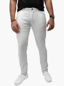 Pantalones para hombre - Blanco - Ver 1