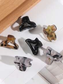 6 eleganckich, minimalistycznych, miniaturowych, półokrągłych spinek do włosów z nadrukiem w panterkę, do codziennego upięcia, uniwersalne i modne, idealne na Dzień Matki, powrót do szkoły, Święto Dziękczynienia, Boże Narodzenie, prezenty festiwalowe, modne spinki do włosów, damskie spinki do włosów, jesienno-zimowe stroje na wakacje