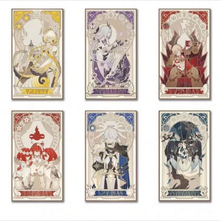 1 件 2025 新-崩坏：星轨 - 游戏配件 - 双子座 - 阿格莱亚·特里布尔 - 安盛·迈迪 - 阿斯托利亚 - 玛哈农双子座英雄卡 - 完美礼物 - 生日礼物 - 理想礼物 - 惊喜礼物 - 节日礼物 - 季节性礼物 - 万圣节礼物 - 圣诞节礼物 - 游戏爱好者的精美礼物 - 礼物 - 玩具 - 彩色 - 查看 1