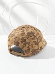 1 pieza Gorra de béisbol camuflaje, sombrero de protección solar unisex para primavera/verano para exteriores - Multicolor - Ver 10