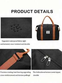 Fashionable Short Trip Bag - Large Capacity Oxford Cloth Duffle Bag For Fitness/Travel Suffle Women Bags