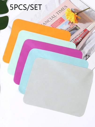 5pcs High Quality Microfiber Eyeglass Cleaning Cloth, Reusable Lens Cleaner Wipes For Glasses, Smartphones, Jewelry, Pianos, Mirrors, Watches, Lens Cleaning Spray