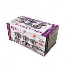 带玻璃盖的高品质不锈钢厨具套装，包括煎锅、不粘煎锅、炒锅、平底锅、炖锅和双耳汤锅。耐腐蚀，厨房必备配件。适用于电磁炉、燃气灶和电炉。 - 銀 - 查看 6