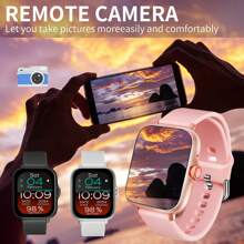 Eytlptoc Smart Watch With Wireless Call And Message Receiving, Multi-Function Sports Watch For Running And Hiking, 1.85-Inch Large Touchscreen, 250mAh Battery, Compatible With Android And IOS Phones, Fashionable Unisex Design